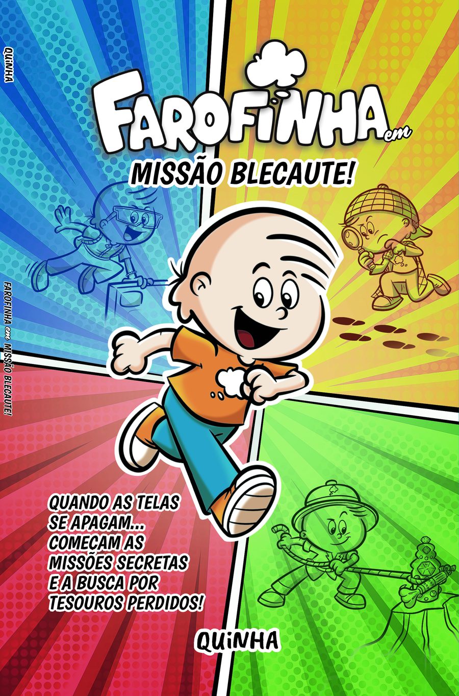 Capa do livro Farofinha em Missão Blecaute!
